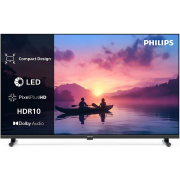 Philips Televizor LED Philips 80 cm 32 32PHS6050/12, Smart TV, HD Ready, WiFi, Negru