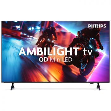 Philips Televizor Philips AMBILIGHT tv QD-MiniLED 75MLED920, 189 cm, Smart TV, 4K Ultra HD, 100Hz, Clasa F (Model 2025)