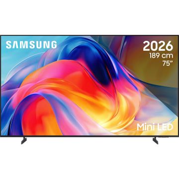 Samsung Televizor Samsung MiniLED 75M72H, 189 cm, Smart, 4K Ultra HD, Clasa F (Model 2026), Negru