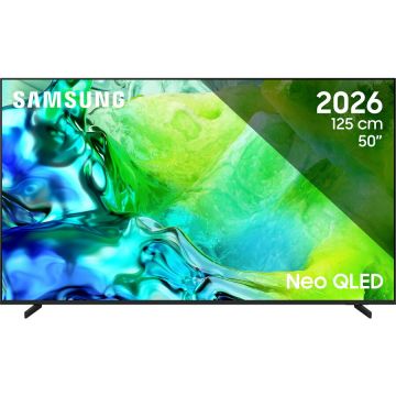Samsung Televizor Samsung MiniLED Neo QLED 50QN80H, 125 cm, Smart, 4K Ultra HD, Clasa F (Model 2026), Negru
