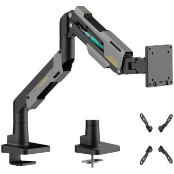 Serioux Suport monitor Serioux SRXA-MM101-C012GR, reglabil, ecran 24-57 inch, greutate maxima 30 kg, Gri