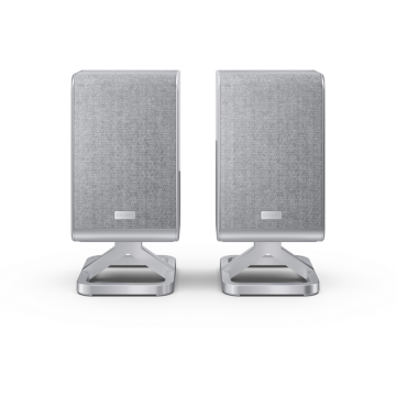 Sharp Boxe surround wireless Sharp HT-SPS52021, 200W, design elegant, montaj versatil, Argintiu