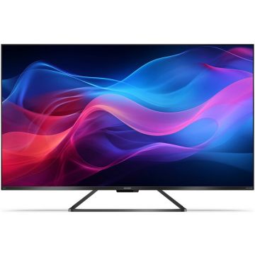 Sharp Televizor Sharp 50GR8265E, 50 (126cm), 4K Ultra HD, QLED, Smart, Google Frameless TV, 144Hz, Dolby Vision IQ, Dolby Atmos, Harman/Kardon, Negru