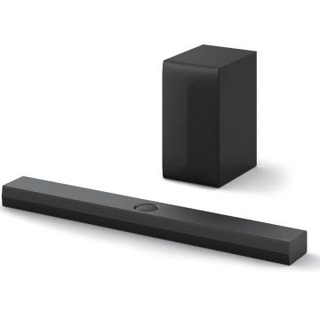 Sistem Home Cinema LG S70TY, 3.1.1, 400W, Dolby Atmos, Subwoofer Wireless, Black