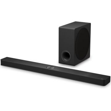 Sistem Home Cinema LG S90TY, 5.1.3, 570W, Dolby Atmos, Subwoofer Wireless, Black