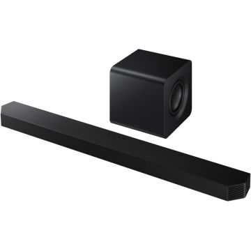 Sistem Home Cinema Samsung HW-Q800F, 5.1.2, Wi-Fi, Wireless Dolby Atmos, Subwoofer wireless, Black