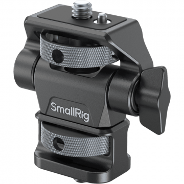 SmallRig Suport monitor reglabil, pivotant si inclinabil SmallRig 4886 cu suruburi de 1/4-20, Negru