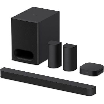 Sony Soundbar Sony BRAVIA Theatre System 6 HT-S60, 5.1ch, 1000W, Dolby Atmos, DTS:X, AI Voice Zoom 3, Mod Multi Stereo Party, Bluetooth 5.3, Negru