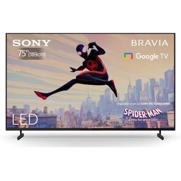 Sony Televizor Sony BRAVIA LED 75X80L, 189 cm, Smart Google TV, 4K Ultra HD, Bluetooth, Wi-Fi, Clasa F, Negru