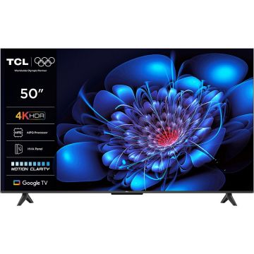 TCL Televizor LED Smart TV, TCL 50P69K, 50 inch, 4K Ultra HD, Wi-Fi, Dolby Audio, 60 Hz, Negru
