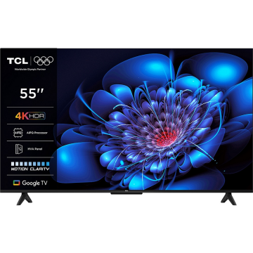 TCL Televizor LED TCL 139 cm (55) 55P69K, Ultra HD 4K, Smart TV, WiFi, CI+, Clasa E, Negru