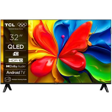 TCL Televizor TCL 32S41K QLED SMART TV, televizor ANDROID, 32.0, 80 cm, Negru