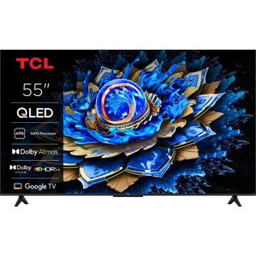 Televizor LED TCL Smart TV QLED 55T69C Seria T69C 138cm 4K UHD HDR