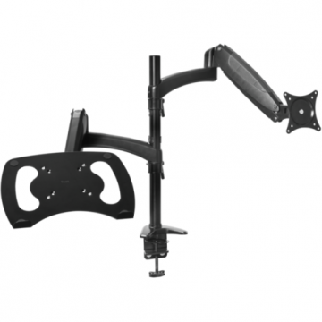Trust Suport TV / Monitor si laptop Trust Mara TR-25337, suporta Monitor de pana la 32 inch, Laptop de pana la 17 inch, greutate suportata 16 kg, Negru
