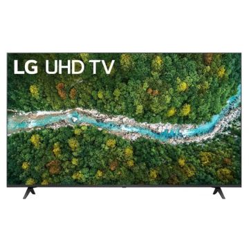 Televizor LED Smart, LG 70UP76703LB.AEU, 178 cm, Ultra HD 4K, USB, HDMI, Negru, Clasa G