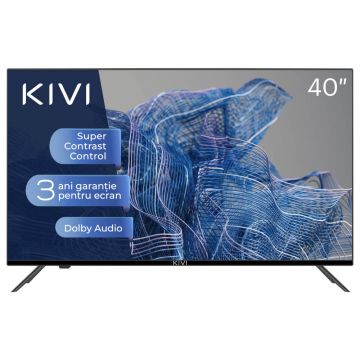 Televizor Smart LED Kivi 40F740NB, 100 cm, Full HD, Clasa F