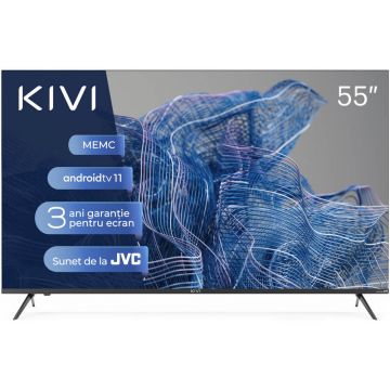 Televizor Smart LED Kivi 55U750NB, 140 cm, Ultra HD 4K, Clasa G