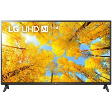 Televizor Smart LED, LG 43UQ75003LF, 108 cm, Ultra HD 4K, Clasa G