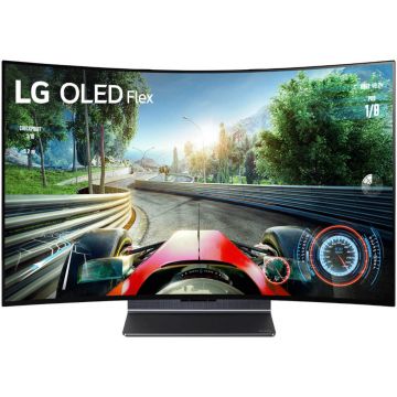Televizor Smart OLED LG Flex 42LX3Q3LA, 105 cm, Ultra HD 4K, display flexibil, Clasa G