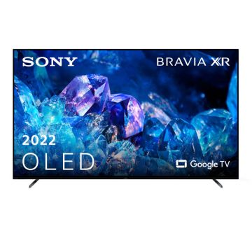 Televizor Smart OLED SONY BRAVIA XR 55A80K, Google, 4K, HDR, 100 Hz, 139 cm, Clasa G