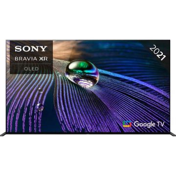 Televizor Smart OLED, Sony BRAVIA XR 55A90J, 139 cm, Smart Google TV, Ultra HD 4K, Clasa G