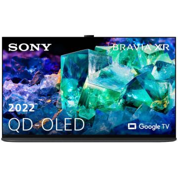 Televizor Smart QD OLED SONY BRAVIA XR 55A95K, Google, 4K, HDR, 100 Hz, 139 cm, Clasa G