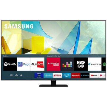 Televizor Smart QLED, Samsung QE55Q80T, 138 cm, Ultra HD 4K