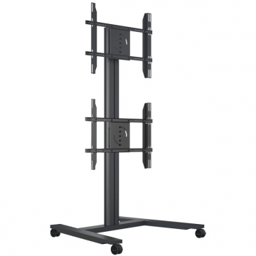 Stand TV pentru 2 Monitoare Diagonala 55-80inch 60kg Negru