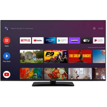 Televizor LED Aiwa Smart TV Android 43AN7503UHD Seria AN7503 108cm negru 4K UHD