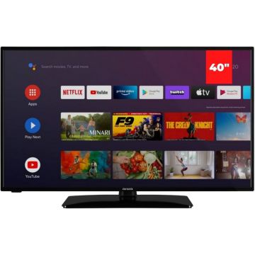 Televizor LED Aiwa Smart TV Android LED-408FHD Seria 8 100cm negru Full HD