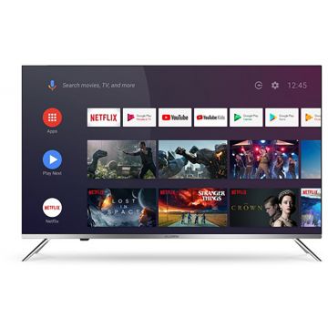 Televizor LED Allview Smart TV Android 43ePlay6100-U Seria ePlay6100-U 109cm argintiu-negru 4K UHD HDR