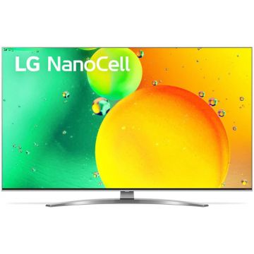 Televizor LED LG Smart TV 43NANO783QA Seria NANO78 108cm argintiu-gri 4K UHD HDR
