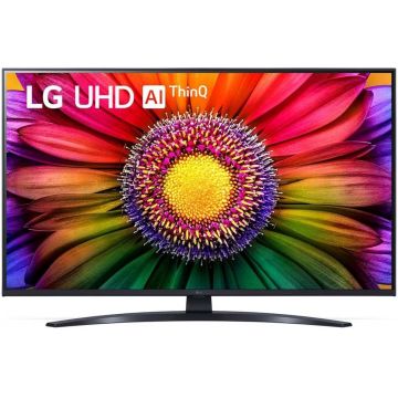 Televizor LED LG Smart TV 43UR81003LJ Seria UR81 108cm negru 4K UHD HDR