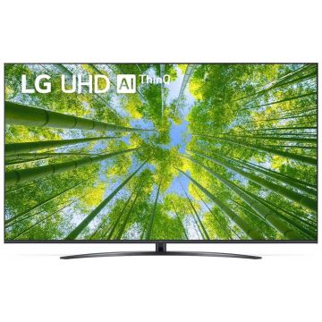 Televizor LED LG Smart TV 55UQ81003LB Seria UQ81 139cm gri-negru 4K UHD HDR