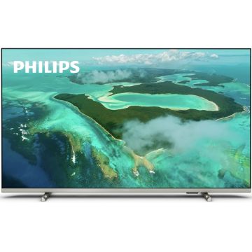 Televizor LED Philips Smart TV 43PUS7657/12 Seria PUS7657/12 108cm argintiu 4K UHD HDR