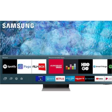 Televizor LED Samsung Smart TV Neo QLED 75QN900A Seria QN900A 189cm argintiu-negru 8K UHD HDR