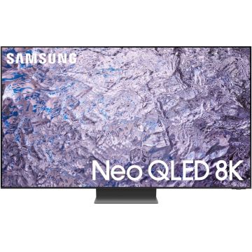 Televizor LED Samsung Smart TV Neo QLED QE65QN800C Seria QN800C 163cm gri-negru 8K UHD HDR