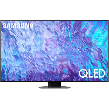 Televizor LED Samsung Smart TV QLED QE55Q80C Seria Q80C 138cm gri 4K UHD HDR Televizor LED Samsung Smart TV QLED QE55Q80C Seria Q80C 138cm gri 4K UHD HDR