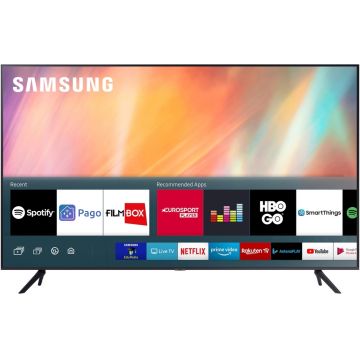 Televizor LED Samsung Smart TV UE43AU7172 Seria AU7172 108cm gri-negru 4K UHD HDR