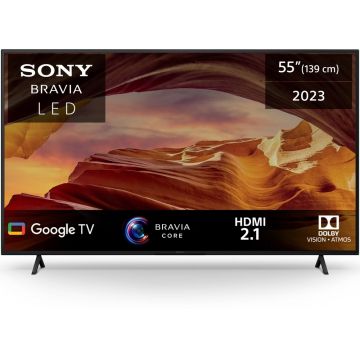 Televizor LED Sony Smart TV KD-55X75WL Seria X75WL 139cm negru 4K UHD HDR