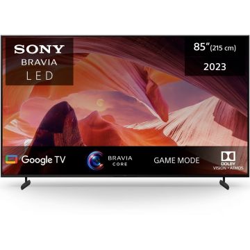 Televizor LED Sony Smart TV KD-85X80L Seria X80L 215cm negru 4K UHD HDR