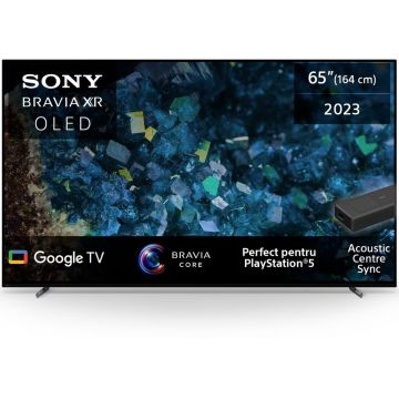 Televizor LED Sony Smart TV OLED XR-65A80L Seria A80L 164cm negru-gri 4K UHD HDR