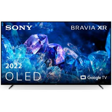 Televizor LED Sony Smart TV OLED XR-77A80K Seria A80K 195cm gri-negru 4K UHD HDR