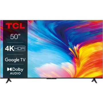 Televizor LED TCL Smart TV 50P635 Seria P635 126cm negru 4K UHD HDR