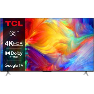 Televizor Smart TCL 65P638, 164 cm, Ultra HD 4K, Dolby Atmos, Clasa F