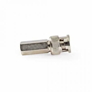 Conector BNC tata pentru cablu coaxial 5 mm, 25 bucati Nedis