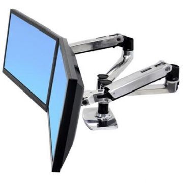 Ergotron Suport monitor Ergotron LX SIDE-BY-SIDE, 23 - 27inch, Grey