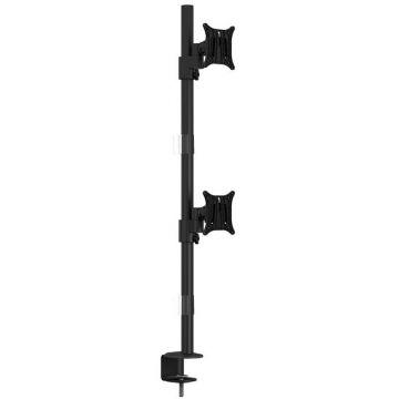 Multibrackets Suport de masa pentru 2 monitoare Multibrackets 5877, 15-30, maxim 8 Kg / monitor, Negru