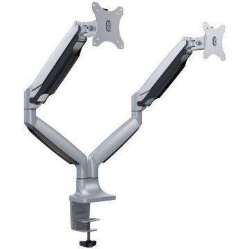 Multibrackets Suport pentru 2 monitoare Multibrackets 3279, 15- 27, maxim 9 kg / monitor, Argintiu