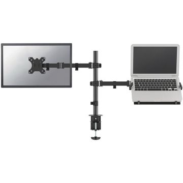 NEOMOUNTS Suport monitor + laptop pentru birou Neomounts by Newstar, 10-32, Negru